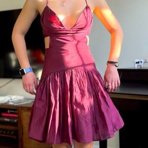 Cocktail/Homecoming dress (dark red)